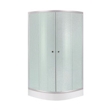 Набір Lidz Душова кабіна Latwa SC80x80.SAT.LOW.FR, скло Frost 4 мм + піддон Kupala (LLSC8080SATLOWFR2SET)