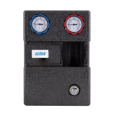 Icma Насосна група з ручним регулюванням та термостатичним змішувачем праве підключення 1 1/2"x3/4" №R004