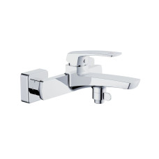 Змішувач для ванни Qtap Tern (c душевым гарнитуром) QTTER259CRM47586 Chrome