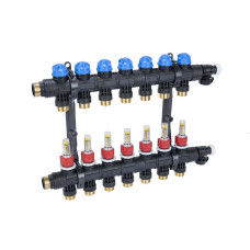 AFRISO 81267 Колектор ProCalida EF1 K 7 контурів, G1", 0,2-1,6 л/хв