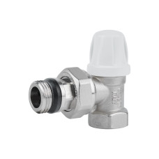 Кран радіаторний Icma 1/2" з антипротіканням кутовий без ручки №952 (82952AD06)