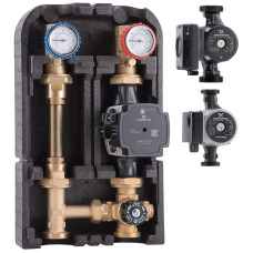 BARBERI Насосна група змішуюча G1"FxG1"1/2M 30-60° UPM3 AUTO 25-70 180 (02G02500U)