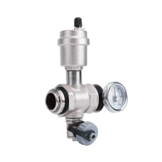 Зливна група Icma 1" з відводом повітря і термометром №205 (87205AF06)