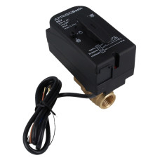 9021300 2х ходовий кульовий клапан AFRISO  н/з, DN25, Rp1", kvs60 з приводом BEV 230 B