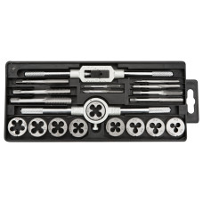 Topex 14A425 Плашки та мiтчики, M3 - M12, набiр 20 шт.*1 уп. (14A425)