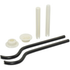 Комплект для монтажу та кріплення MENSOLA VERN. D. 9 L.207 3C X RDT ARDESIA - COPPIA T01 NERO OPACO (5991990340475)