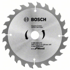 BOSCH Диск пиляльний Eco for WO 160x20/16-24T (2608644373)