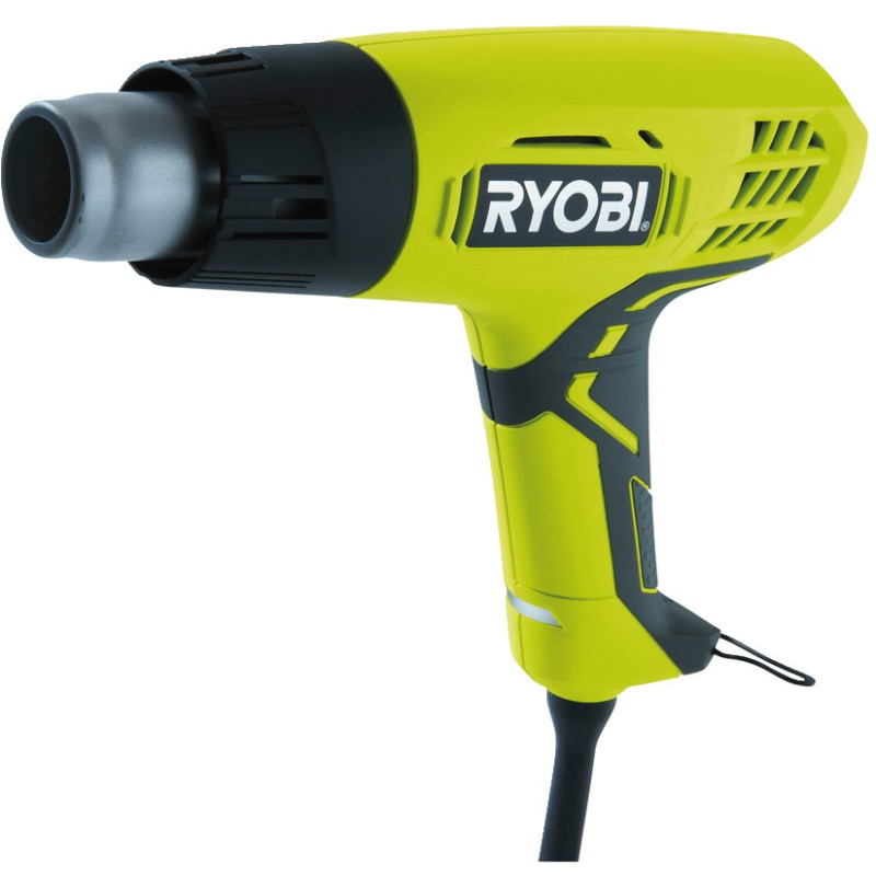 Ryobi Фен EHG2000 промисловий, 2000Вт, 250/500 л/хв, 400/600 ° С, 0.7кг (5133001137)