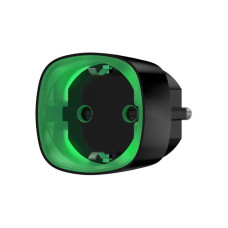 Ajax Розумна розетка з лічильником енергоспоживання Socket чорна, Jeweller, 230V, 11А, 2.5 кВт (000012339)