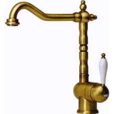 Franke Змішувач для кухні Old England, довж.виливу - 215мм, поворотний, 2важеля, латунь (1150028205)