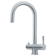 Franke Змішувач для кухні Eos Clear Water , довж.виливу - 185мм, поворотний, 1+1фільтр, нерж (1200179979)
