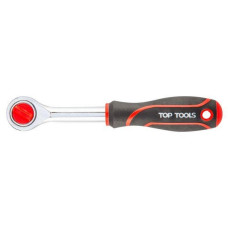 Top Tools Ключ-тріскачка, 1/4", 24 зубців, 150мм, 0.17кг (38D101)