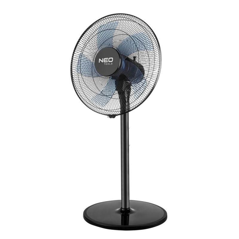 Neo Tools Вентилятор підлоговий, професійний, 50 Вт, діаметр 40 см, 3 швидкості, двигун мідь 100% (90-001)