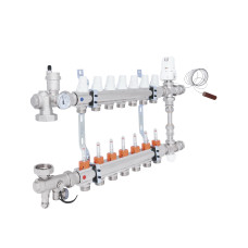 Колекторна група Icma 1" 7 виходів, з витратоміром №K0111 (A1K013APR06)