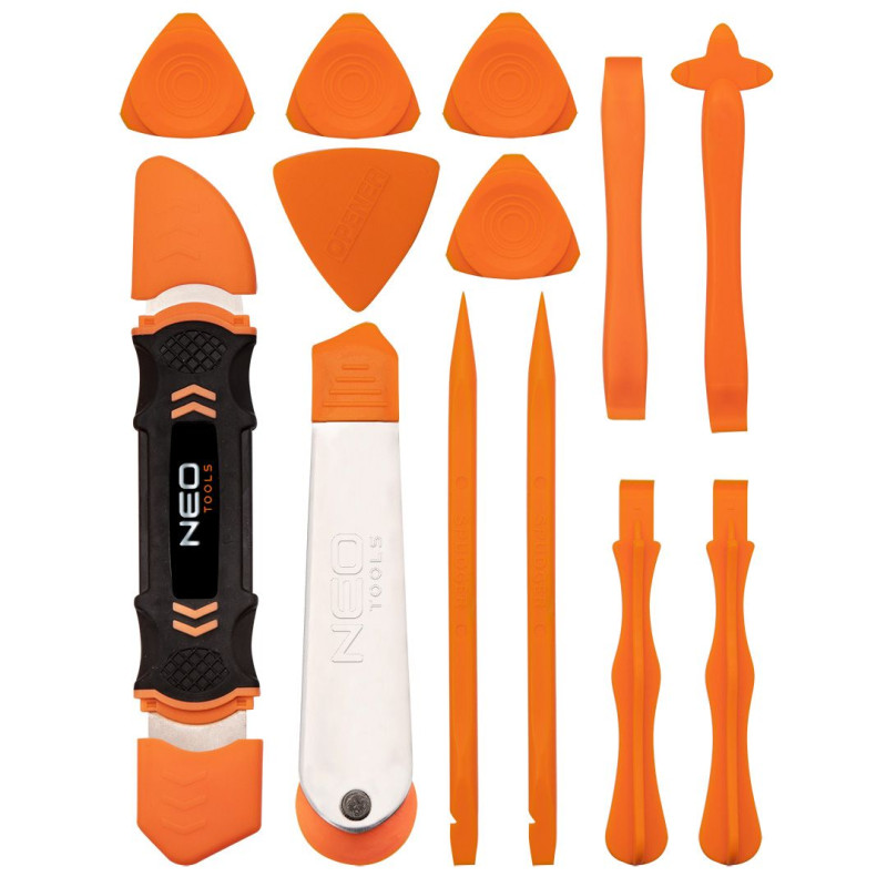 Neo Tools Набір для ремонту смартфонів, 13шт, універсальні антистатичні відкривачі для зняття корпусів (06-127)