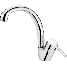 Deante Змішувач для кухні Aster, довж.виливу - 216мм, поворотний, 1 важіль, хром (BCA_066M)
