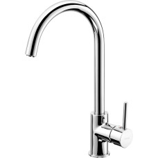 Deante Змішувач для кухні Low pressure,довж.виливу - 183мм, поворотний, 1важіль, 3-е підкл., хром (BEZ_062H)