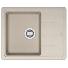 Franke Мийка кухонна Basis, фраграніт, прямокутник, з крилом, 620х500х200мм, чаша - 1, накладна, BFG 611-62, сахара (1140272596)