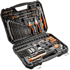 Neo Tools Набір інструменту, 143шт, універсальний, CrV та S2 (08-945)