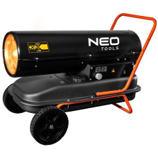 Neo Tools Теплова гармата дизель/гас, прямого нагріву, 30кВт, 420м кв, 750м куб/год, колеса, IPX4, чорний (90-081)