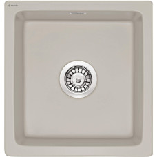 Deante Мийка кухонна Sabor, кераміка, квадрат, без крила, 450х478х217мм, чаша - 1, врізна+накладна, капучiно (ZCB_C103)