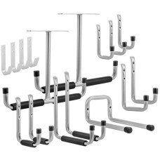 Neo Tools Гачки, універсальні, набір 16шт., алюміній, в комплекті гвинти та дюбелі 84-143 (84-143)