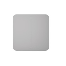 Ajax Кнопка для двоклавішного вимикача SoloButton 2-gang for LightSwitch, Jeweler, бездротовий, fog (000029814)