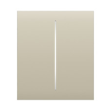 Ajax Кнопка центральна для двоклавішного вимикача CenterButton 2-gang for LightSwitch, Jeweler, бездротовий, ivory (000029836)