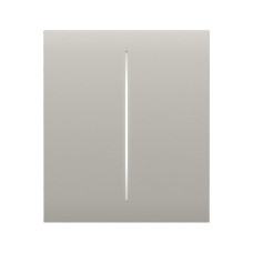 Ajax Кнопка центральна для двоклавішного вимикача CenterButton 2-gang for LightSwitch, Jeweler, бездротовий, oyster (000029848)