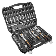 Neo Tools Набір інструменту, 182 од., 1/2, 3/8, 1/4 (10-074)