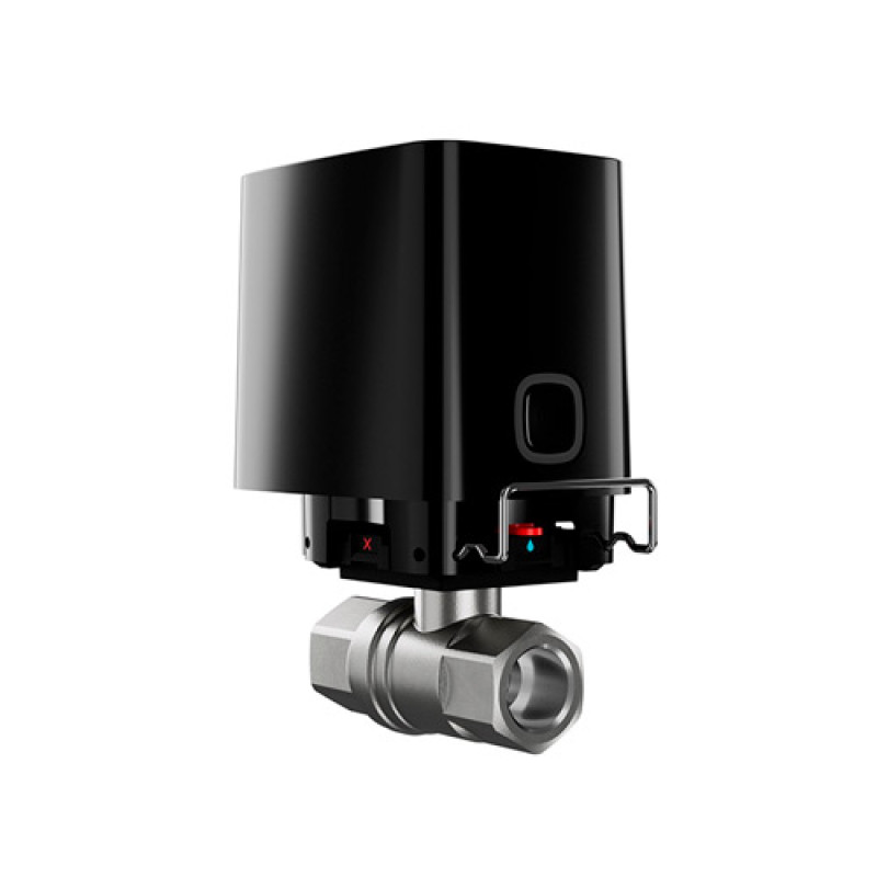 Ajax Розумний кульовий кран WaterStop 3/4" Jeweler, бездротовий, чорний (000029713)