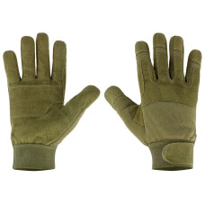 Neo Tools Рукавички тактичні, 100% поліестер та синтетична шкіра, р.10, оливковий (97-608-10)