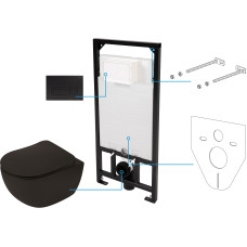 Deante Інсталяційна система Peonia 6 в 1, чорна (CDENNZPW)