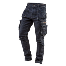 Neo Tools Штани робочі DENIM, 5 кишень [Штани робочі Denim, розмір XL (54), 410 г/м2, , темно-сині] (81-229-XL)