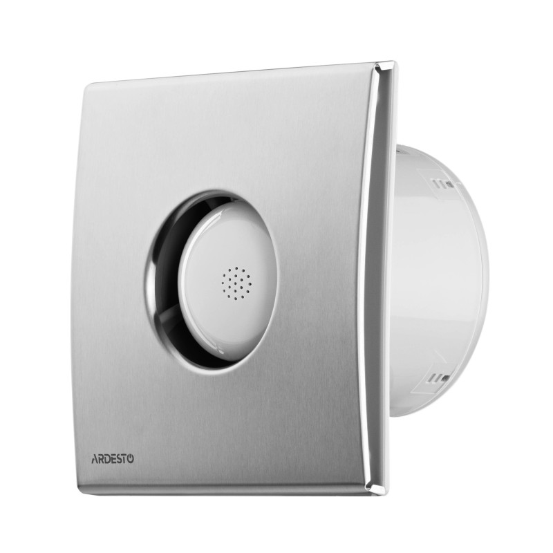 ARDESTO Витяжний вентилятор BFC-120S 20 Вт, 120 м3/г, 2300 об./хв., 33 дБ, сріблястий (BFC-120S)