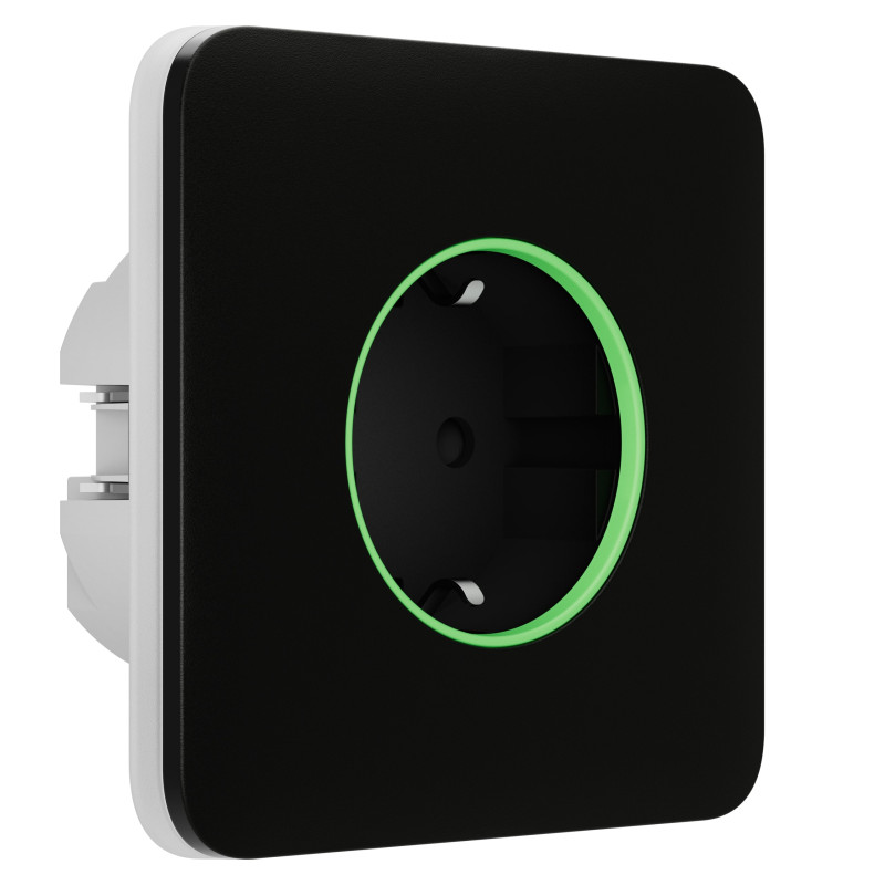 Ajax Розумна вбудована розетка Outlet black (SAOB)