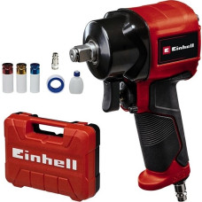 Einhell Гайковерт пневматичний TC-PW 610 Compact, 610Нм, 6.3бар, 142л/хв, М14, 3 головки, кейс, 1.14кг (4138965)