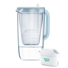 Brita Фільтр-глечик Glass Jug One, скляний, 2.5л, синій (1050452)
