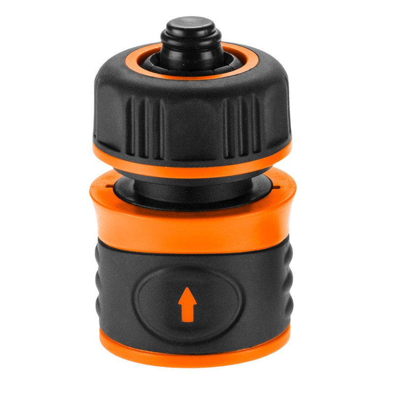 Neo Tools Конектор для шланга 1/2", з аквастопом, двокомпонентний (15-721)