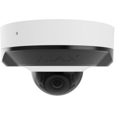 Ajax IP-Камера дротова DomeCam Mini, 8мп, 4мм, Poe, True WDR, IP 65, ІЧ 30м, аудіо, кут огляду 75°до 85°, міні купольна, біла (000039329)