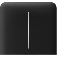 Ajax Кнопка бічна для двоклавішного вертикального вимикача прохідного типу SideButton Vertical 2-gang for LightSwitch, Jeweler, бездротовий, чорний (000046484)