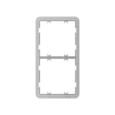 Ajax Рамка для вимикача на 2 секції Frame 2 seats for LightSwitch Vertical (000037733)