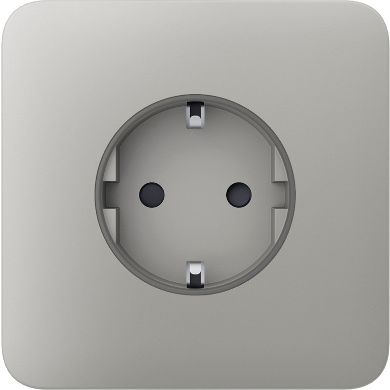 Ajax Передня панель для вбудованої розеткиSoloCover for Outlet Basic, oyster (000046682)
