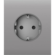 Ajax Центральна панель для вбудованої розетки CenterCover for Outlet Basic, fog (000046695)