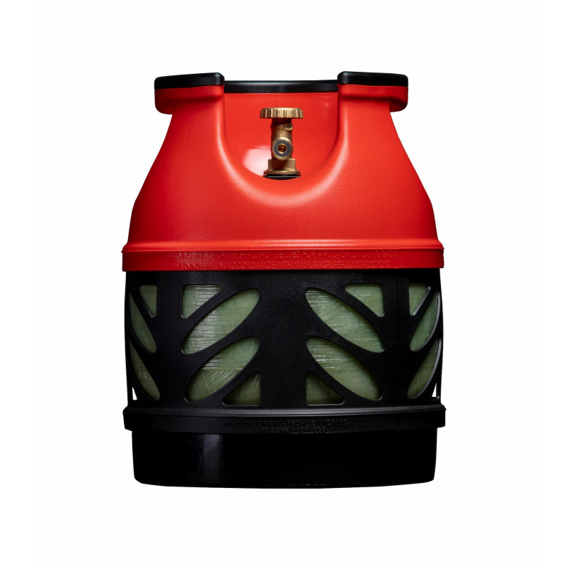 Hexagon Ragasco Балон газовий композитний Gutgas CR-12.5, 12.5л, пропан/бутан 5кг/6кг, 30бар, вентиль KLF, 3.7кг (GHCL1222)