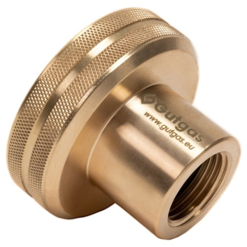 Hexagon Ragasco Перехідник для заправки газових балонів, ліве різьблення 21.8мм, латунь (GGA2003)