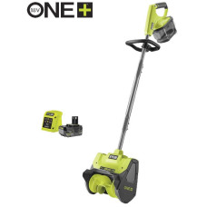 Ryobi Снігоприбирач акумуляторний ONE+ RY18ST25A-140 18В акб 1х4А·год ширина 25см викид 6м глибина 15см 5.3кг (5133006235)