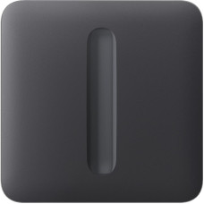 Ajax Кнопка для одноклавішного вимикача димера SoloButton Dimmer 1-gang 2-way for LightSwitch, Jeweler, бездротовий, graphite (000051259)