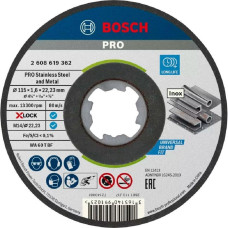 BOSCH Диск відрізний PRO X-Lock по металу 115х1.6мм (2608619362)