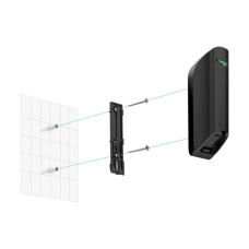 Кріплення Smartbracket для Ajax MotionProtect Curtain, чорний (000021579)